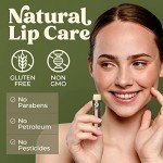 Earth’s Daughter Vegan Lip Balm 4-Pack Assorted Flavors