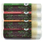 Earth’s Daughter Vegan Lip Balm 4-Pack Assorted Flavors