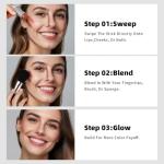 KIMUSE Vegan Cream Contour & Blush Duo Sticks