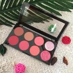 Vegan Blush Palette: 8 Shades, Bronzer & Highlighter