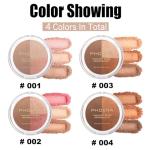 PHOERA Vegan Contour Palette: Highlight, Bronze, Blush