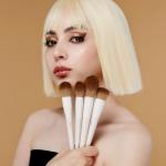 Vegan Soft Face Makeup Brush Set - 5 Pcs