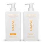 Native Vegan Shampoo and Conditioner Set - Almond & Shea