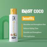 GK HAIR COCO Vegan Keratin Smoothing Treatment 3.4 Oz