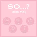 Vegan Body Mist Set for Women - 4 Pcs