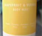 Vegan Body Mist: Grapefruit & Vetiver 10 oz