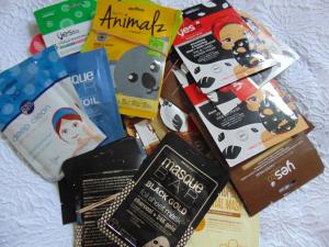 50 Assorted Vegan Sheet Face Masks