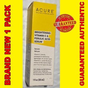 ACURE Brightening Vitamin C Serum – 1oz Vegan