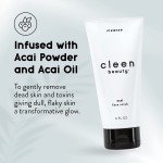 Cleen Beauty Acai Exfoliating Face Scrub 6oz