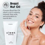 Cleen Beauty Acai Exfoliating Face Scrub 6oz