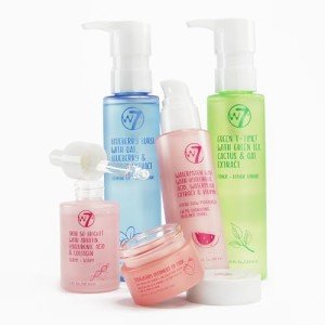 W7 Vegan 5-Step Daily Skincare Routine Kit