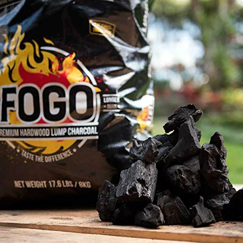 FOGO Premium Oak Lump Charcoal for Grilling 17.6 lbs