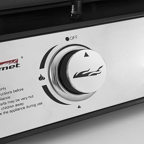 Royal Gourmet Portable 3-Burner Gas Grill Griddle