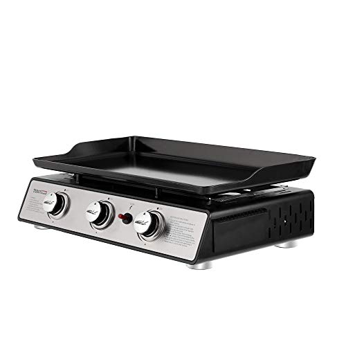 Royal Gourmet Portable 3-Burner Gas Grill Griddle