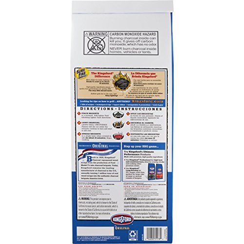 Kingsford Original Charcoal Briquettes for Grilling - 7.7lb