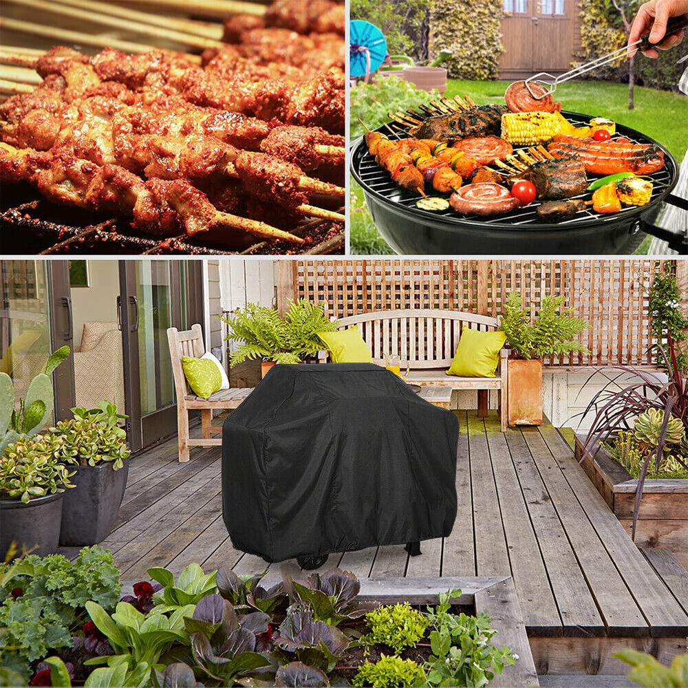 57" Waterproof Outdoor BBQ Gas Grill Cover, Heavy-Duty