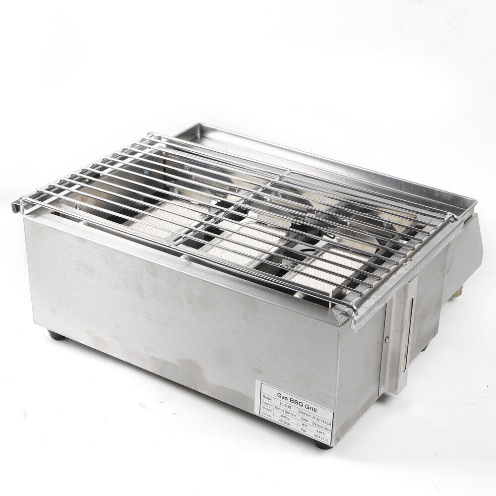Outdoor BBQ Grill with Infrared, 3 Burners