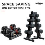 Adjustable Dumbbell Set – 25kg Pair for Home Gym