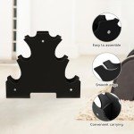 BalanceFrom 32 lb Neoprene Dumbbell Set with Stand