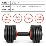 Adjustable Dumbbell Set – 25kg Pair for Home Gym