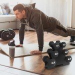 BalanceFrom 32 lb Neoprene Dumbbell Set with Stand
