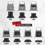 Adjustable Kettlebell Weight Set for Home Gym