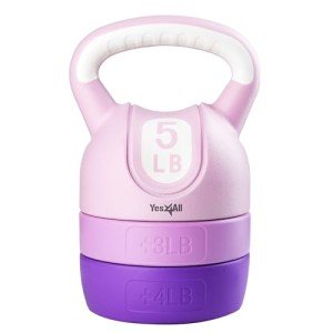 Yes4All Adjustable Kettlebell Set for Women 12lbs