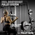 Mikolo 2200lbs Smith Machine Gym System