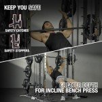 Mikolo 2200lbs Smith Machine Gym System