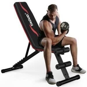 Adjustable Weight Bench for Home Gym Workouts