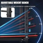 Adjustable Weight Bench Set for Home Gym Workout