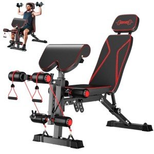 Adjustable Weight Bench for Full Body Workouts