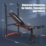 Adjustable Weight Bench Set for Home Gym Workout