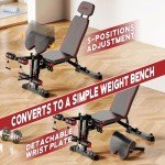 Adjustable Weight Bench for Full Body Workouts