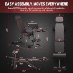 Adjustable Weight Bench for Full Body Workouts