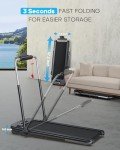 WELLFIT Foldable Treadmill with Incline - 340lb Capacity