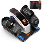 Under Desk Elliptical Exerciser with Adjustable Speeds