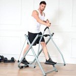 SogesPower Low-Impact Elliptical Glider for Home Gym