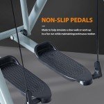 SogesPower Low-Impact Elliptical Glider for Home Gym