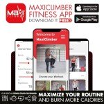 MaxiClimber Vertical Climber for Full-Body Workouts