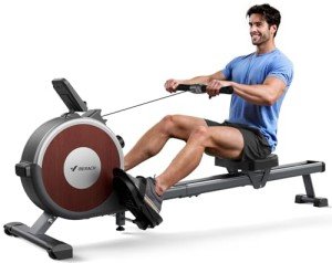 Merach Magnetic Rowing Machine with LCD Monitor