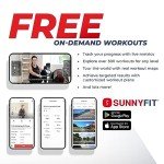 Sunny Health & Fitness Smart Magnetic Rowing Machine