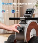 Merach Magnetic Rowing Machine with LCD Monitor