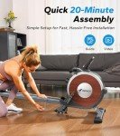 Merach Magnetic Rowing Machine with LCD Monitor