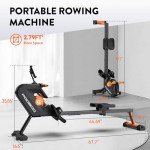 Pooboo Magnetic Rowing Machine with LCD Monitor
