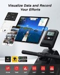UTRYUP Bluetooth Magnetic Rowing Machine for Home