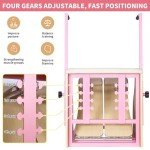 Sturdy Pilates Chair for Home Workouts - Pink/White
