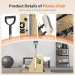 FAGUS H Pilates Pro Chair with Split Pedals
