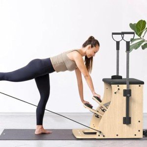 Pilates Combo Chair with Resistance Bands for Home