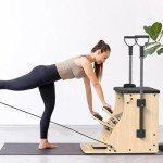 Pilates Combo Chair with Resistance Bands for Home